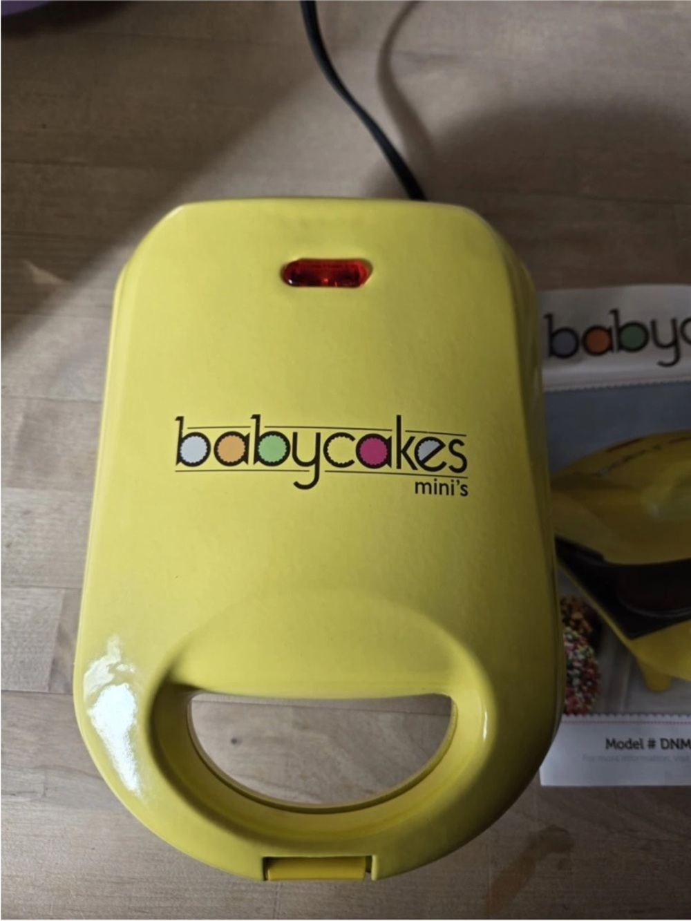 The Original Babycakes Mini's. Mini Donut Maker - Yellow